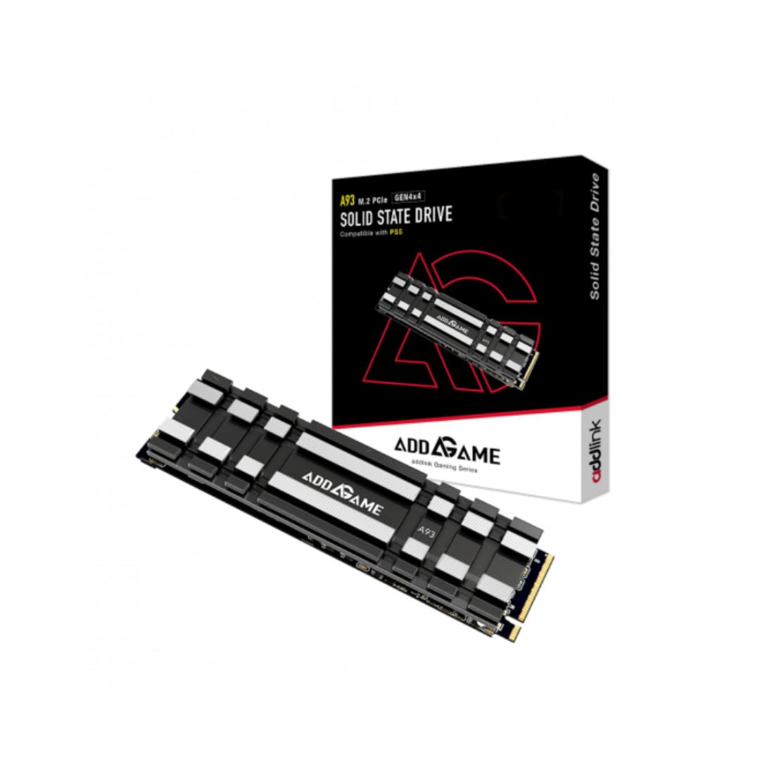 Addlink S93 1 TB Gen4 7200MB/s NVMe M.2 Internal SSD For Playstation - مساحة تخزين - Store 974 | ستور ٩٧٤ Addlink S93 1 TB Gen4 7200MB/s NVMe M.2 Internal SSD For Playstation - مساحة تخزين - Store 974 | ستور ٩٧٤